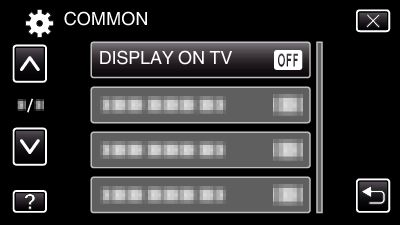 DISPLAY ON TV